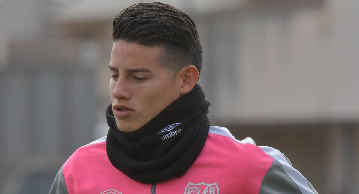 James Rodríguez acumula poco más de 150 minutos en campo desde su llega al club madrileño. Foto: Twitter @RayoVallecano