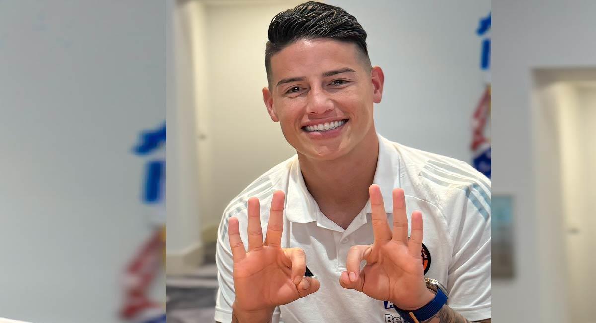 El volante de 33 años vuelve a tener problemas con su director técnico, un común denominador en su carrera. Foto: Twitter @jamesdrodriguez