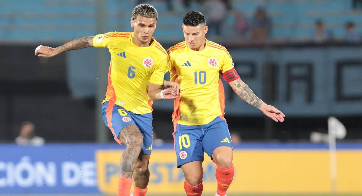 James Rodríguez hizo parte de la Selección Colombia en la última fecha de Eliminatorias del año. Foto: EFE