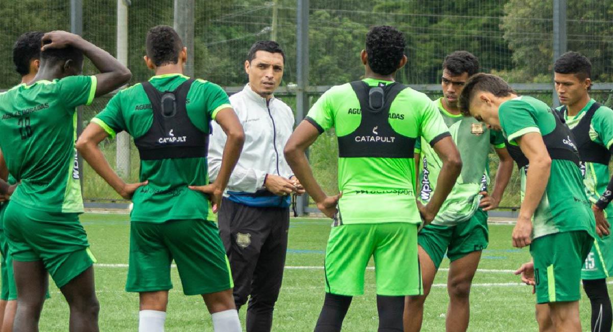 El jugador hace parte de Águilas Doradas y fue dirigido por Cesar Farías en el año 2023. Foto: Twitter @AguilasDoradas