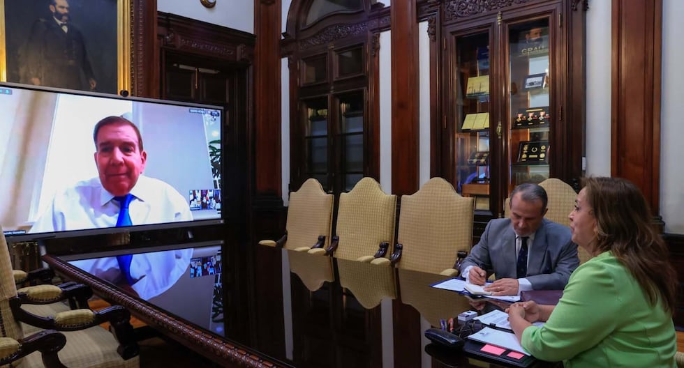 Le Président Boluarte a eu un entretien par vidéoconférence avec Edmundo González
