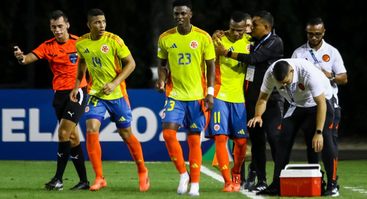 Colombia venció a Ecuador en el Sudamericano Sub20. Foto: EFE