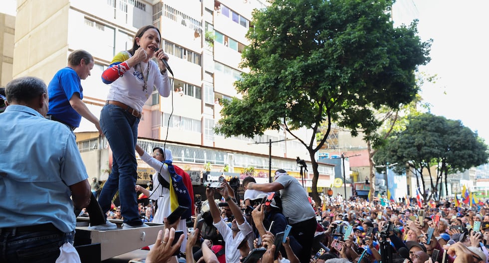 Marches de soutien à Edmundo González Urrutia et rejet du harcèlement de María Corina Machado