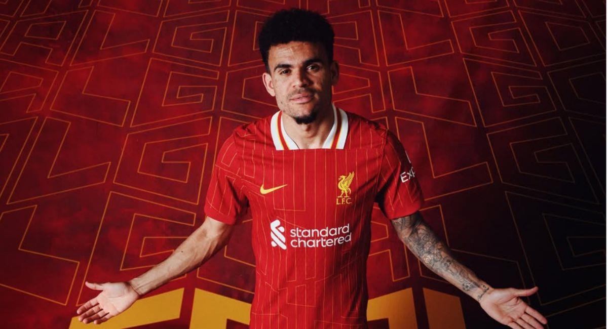 Lucho Diaz marcó el primer tanto del encuentro. Foto: Instagram @liverpoolfc