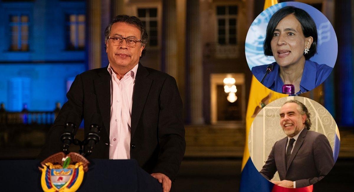 Muhamad, Benedetti y López se ponen a la cabeza del gabinete de Petro. Foto: Presidencia