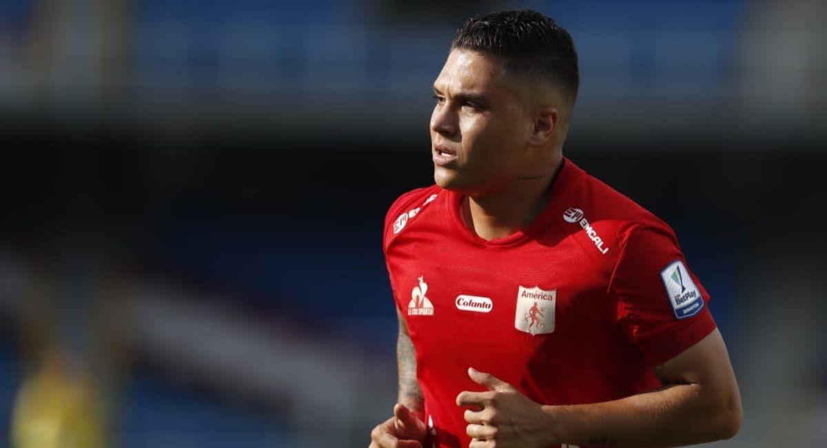 Juan Fernando Quintero actual jugador del América de Cali. Foto: EFE