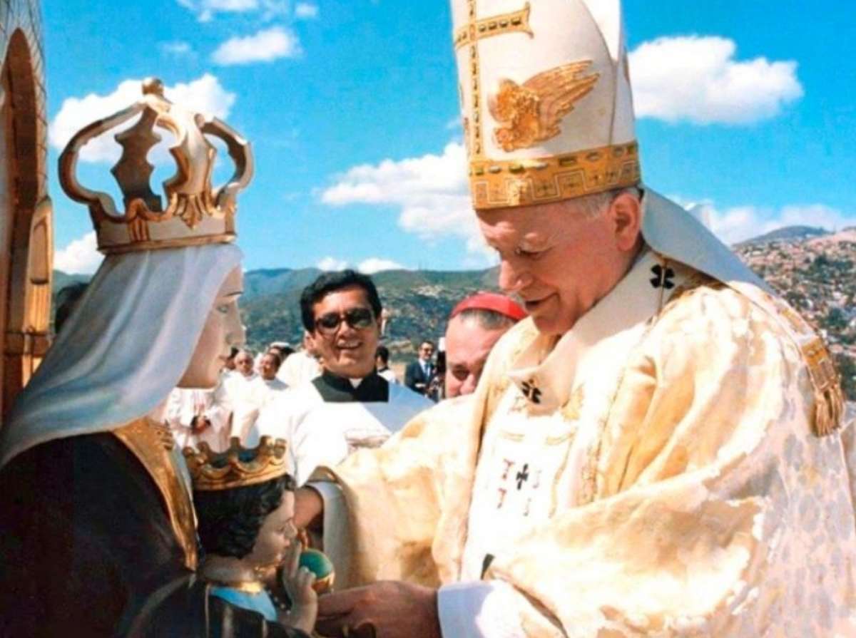 Visite de John Paul II Blessed Karina
