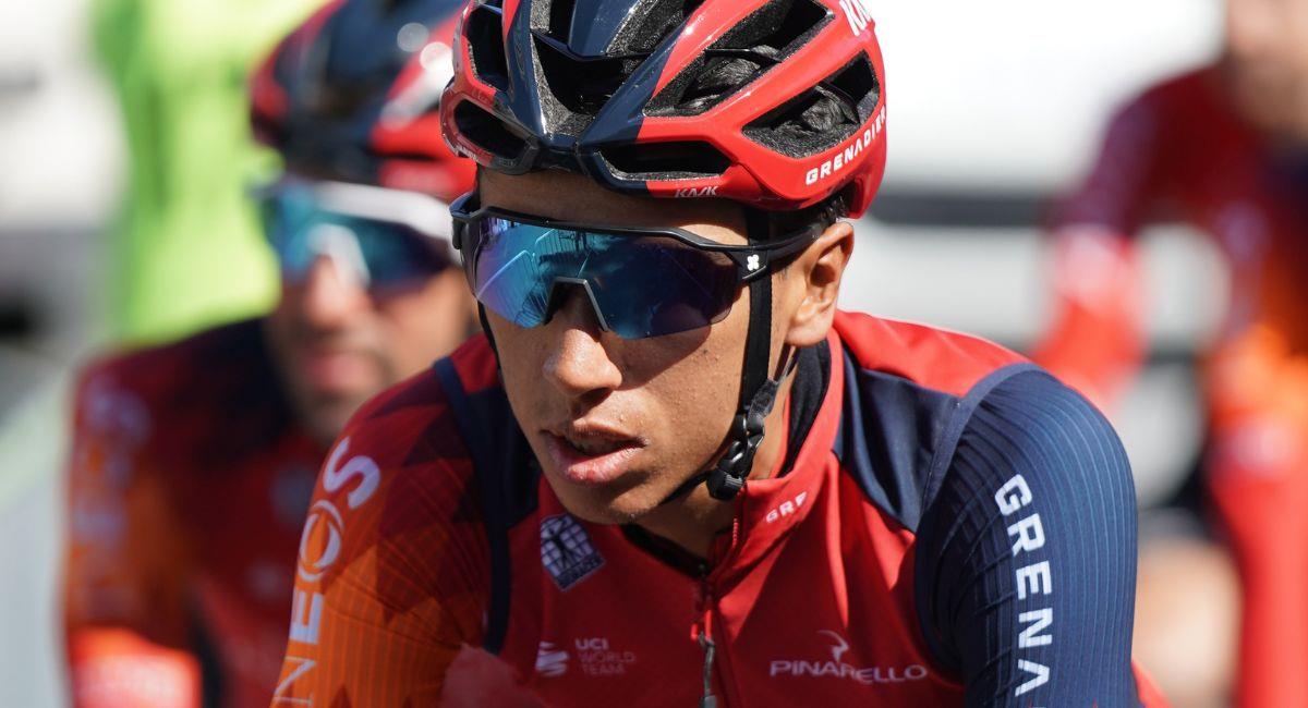 Egan Bernal corredor colombiano presente en el equipo Ineos. Foto: Shutterstock