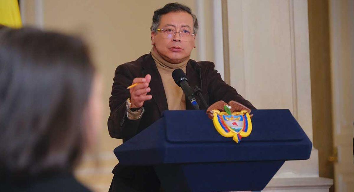 Con tono burlón Petro rompe el silencio y le responde a Leyva. Foto: Presidencia