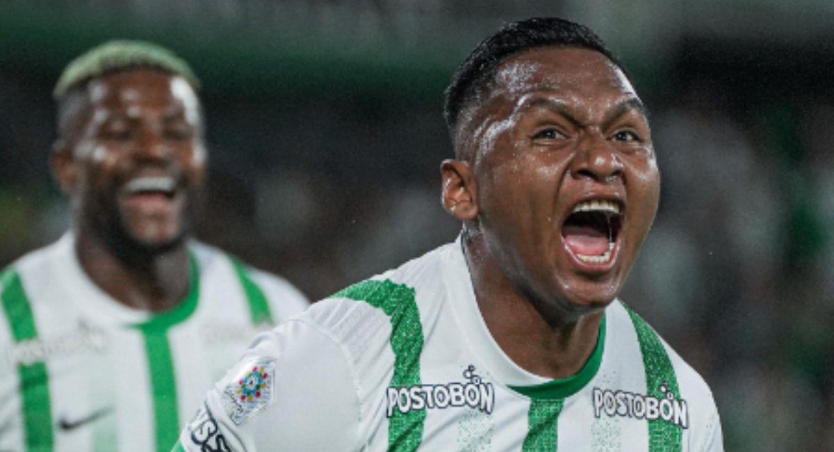 Alfredo Morelos delantero de Atlético Nacional. Foto: Twitter @nacionaloficial