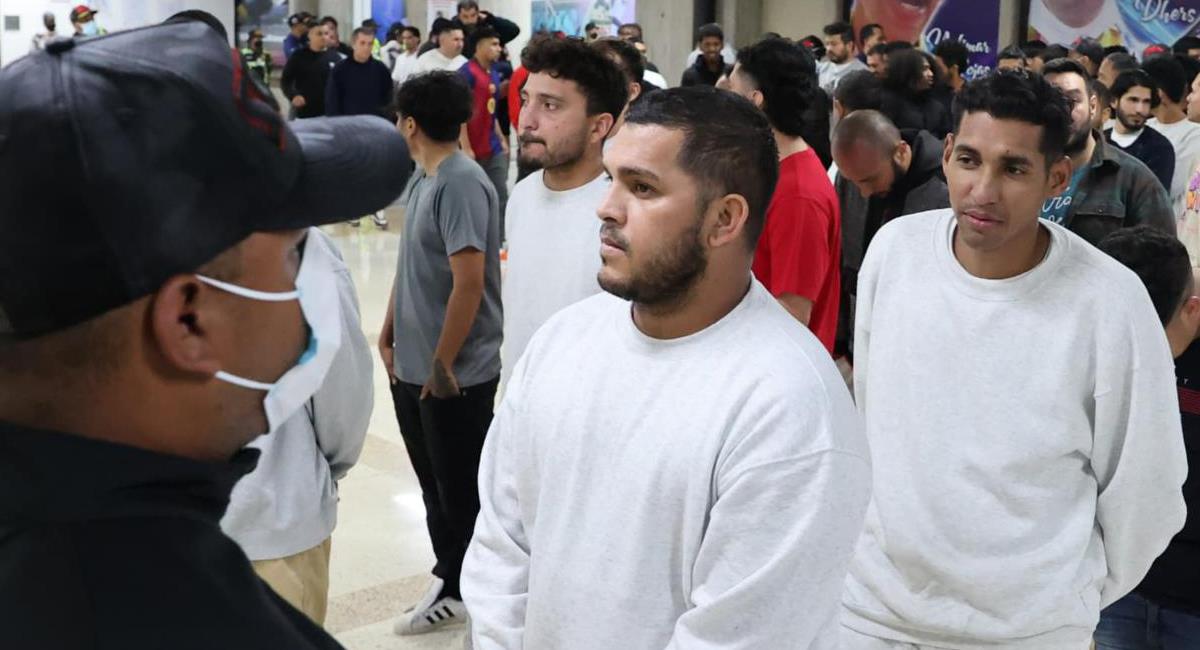 178 venezolanos fueron deportados en un vuelo desde Texas a Venezuela. Foto: EFE