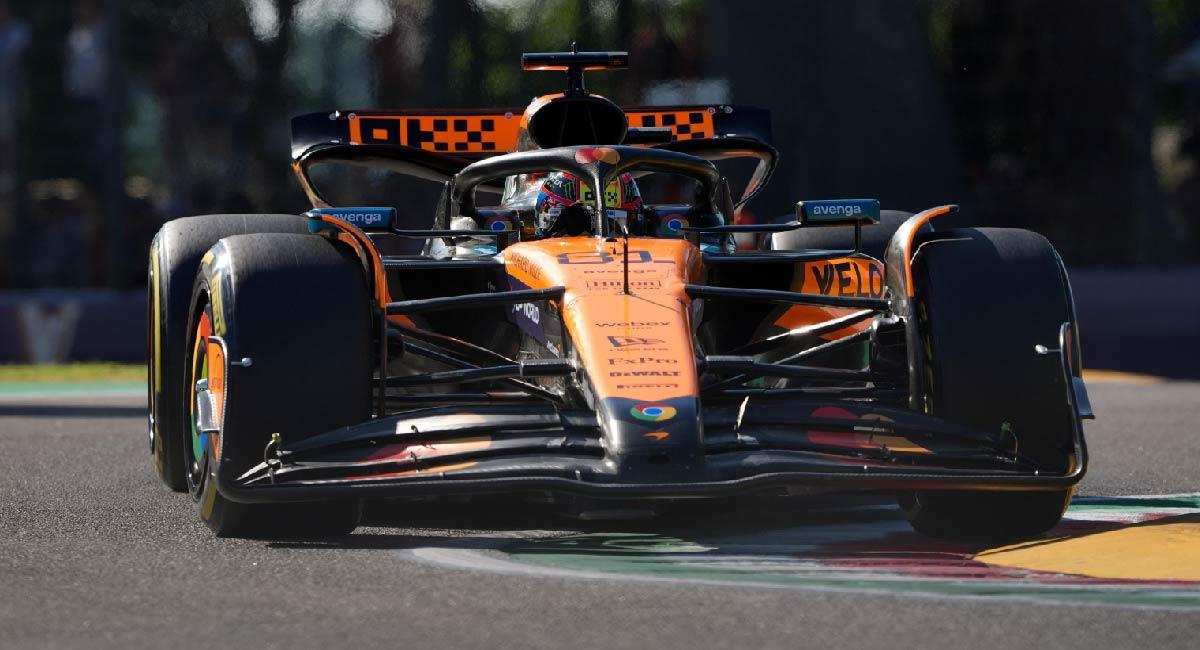 El piloto australiano no pudo sacar provecho de su MCL39 en territorio italiano. Foto: EFE