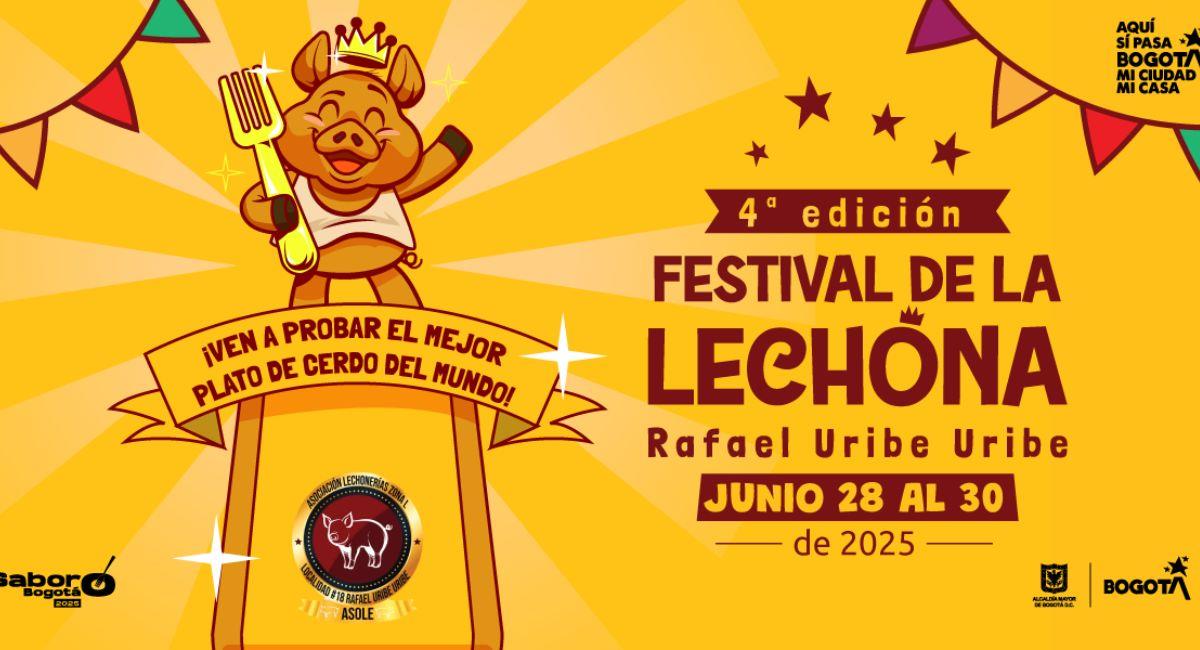 El Festival de la Lechona se vivirá en la Zona L de Bogotá. Foto: Cortesía SCRD