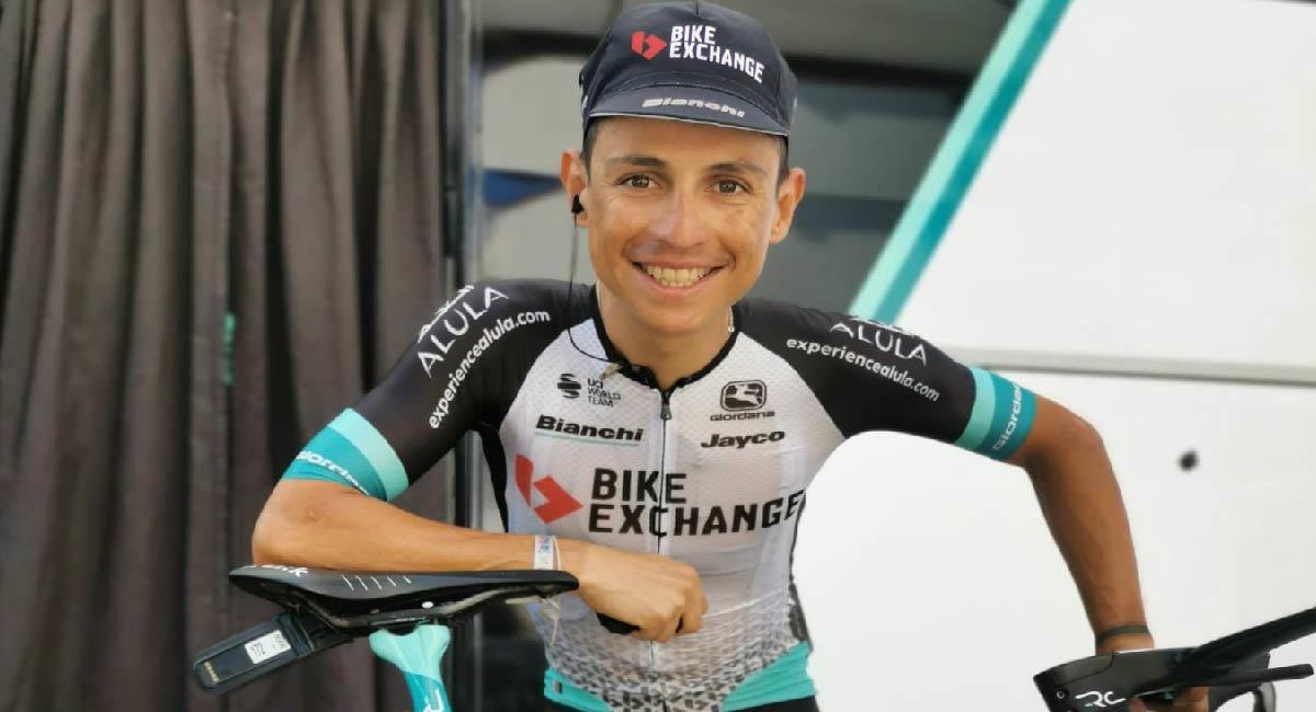 Esteban Chaves será uno de los escarabajos que harán parte de la ronda de los Alpes franceses. Foto: Twitter @estecharu