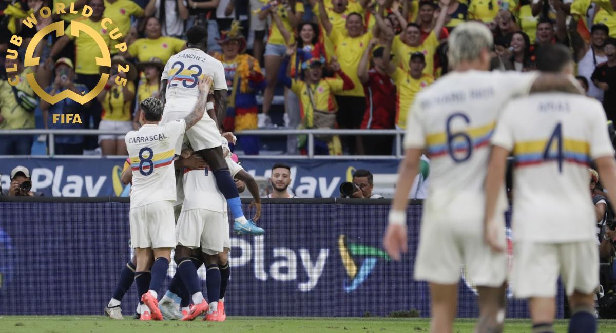 La course à l'équipe nationale colombienne jouerait la Coupe du monde du club