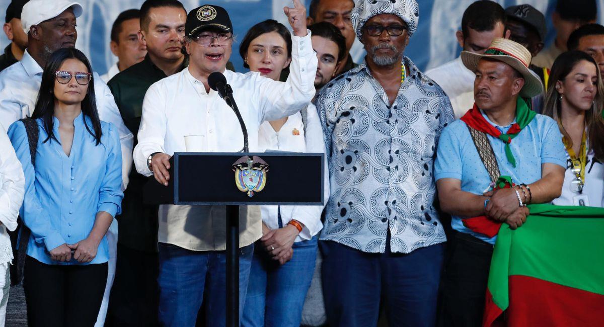Gustavo Petro tiene en la reforma pensional uno de sus proyectos bandera. Foto: EFE