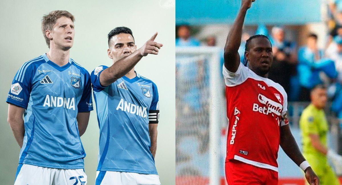 Santa Fe y Millos se encuentran en el clásico bogotano para rumbo a la final de la liga Betplay 2025 I. Foto: Twitter @MillosFCoficial / @SantaFe