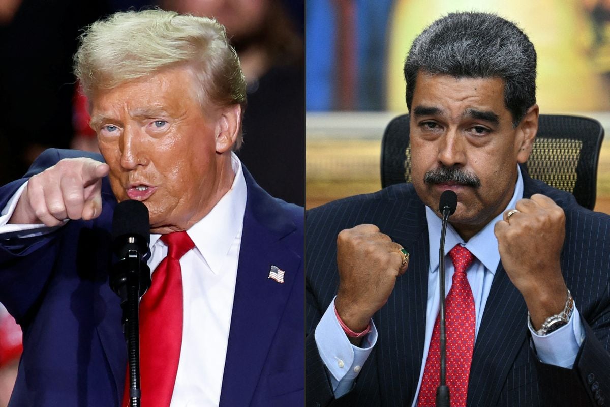 Cette combinaison d'images montre le président des États-Unis, Donald Trump, et le président du Venezuela, Nicolás Maduro. Photo: Federico Parra, Kamil Krzaczynski / AFP