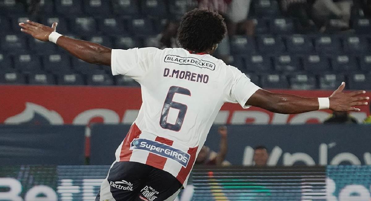Didier Moreno no ha podido consolidarse en el equipo de Alfredo Arias debido a las constantes lesiones. Foto: Twitter @JuniorClubSA