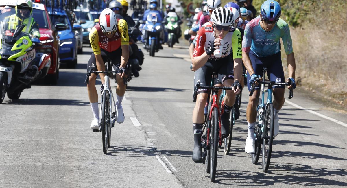 Giulio Pelizzari ganó la etapa 17 de La Vuelta. Foto: EFE