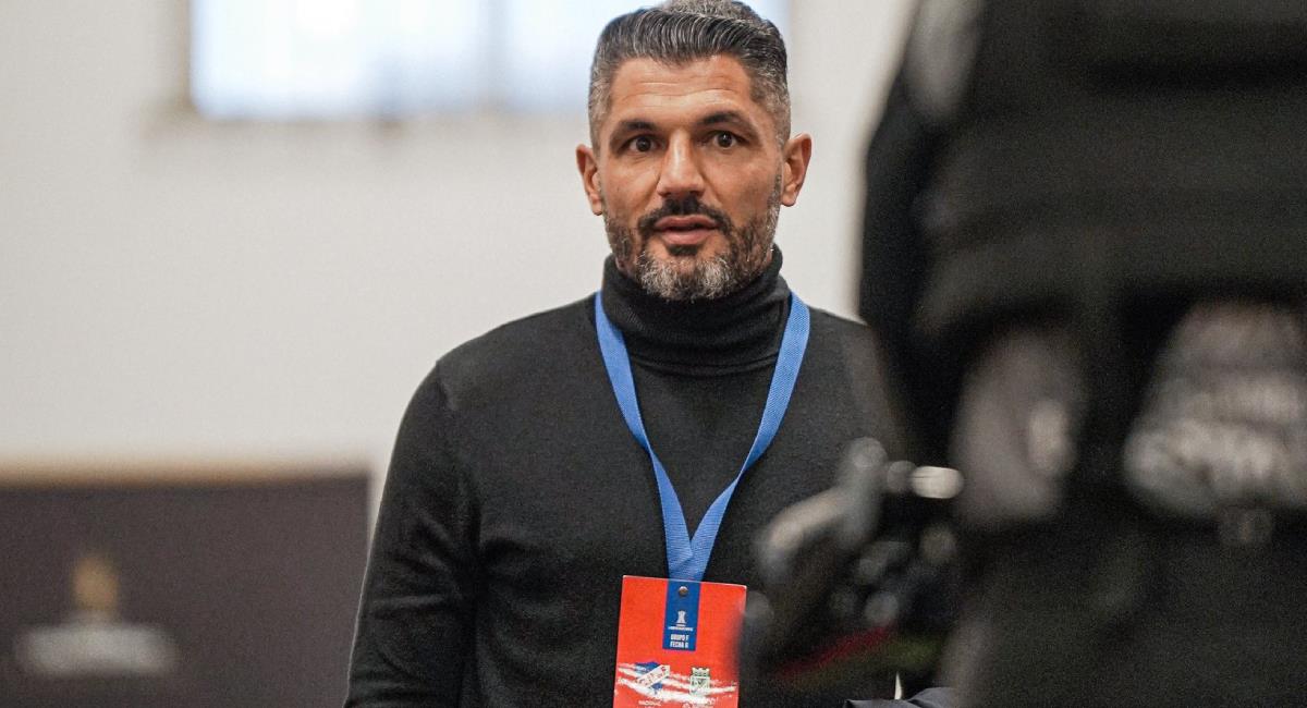 Javier Gandolfi, técnico de Atlético Nacional. Foto: Twitter @nacionaloficial