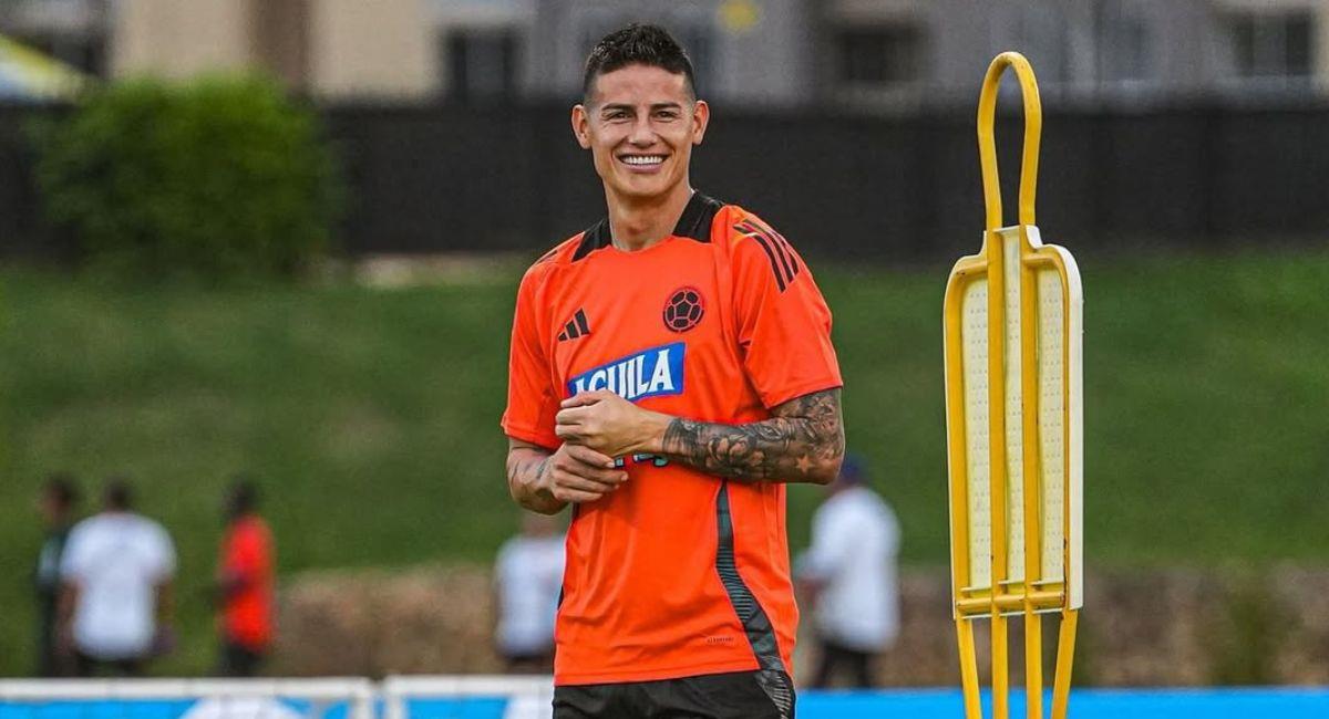 James Rodríguez, exjugador de Envigado. Foto: Instagram jamesrodriguez10