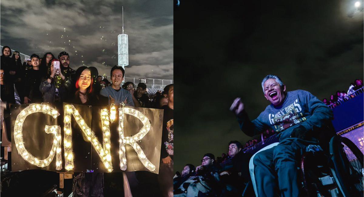 Los fanáticos vibraron al ritmo de los clásicos de la icónica banda Guns N
