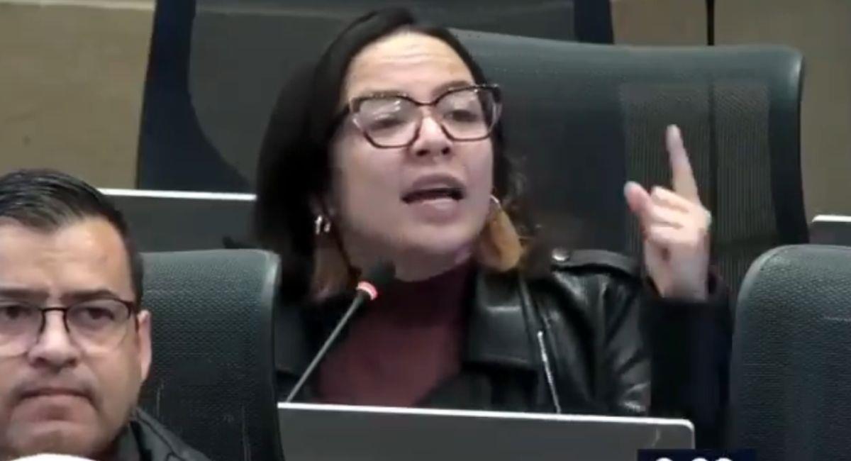 Jennifer Pedraza es una figura que escala en la coalición Ahora Colombia. Foto: Twitter @JenniferPedraz
