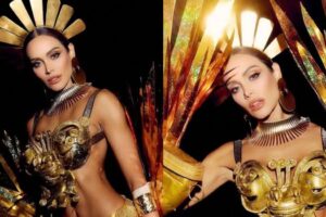Connaître les détails du costume typique que portait Vanessa Pulgarín lors des préliminaires