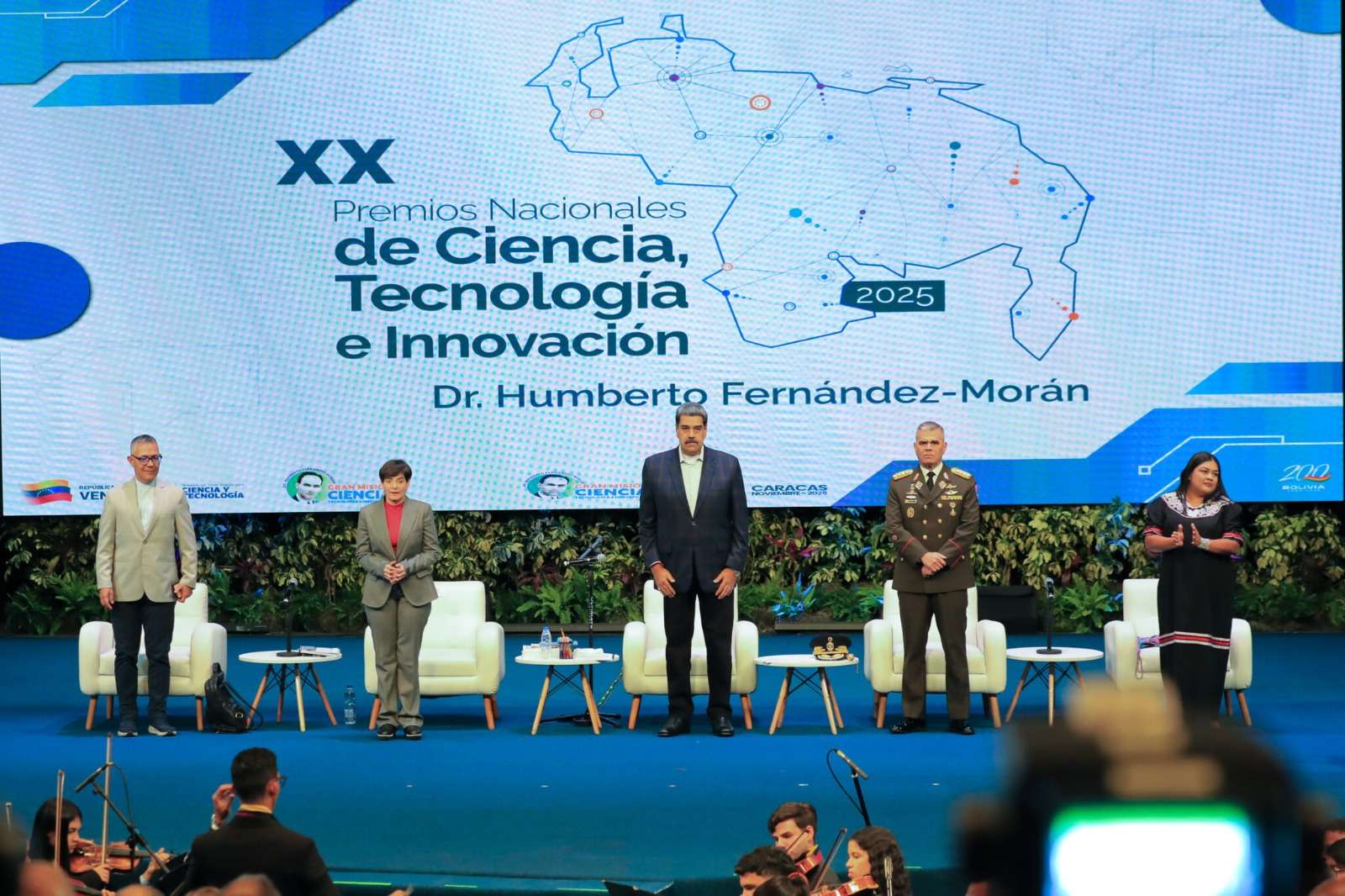 Maduro préside les XX Prix nationaux pour la science, la technologie et l'innovation