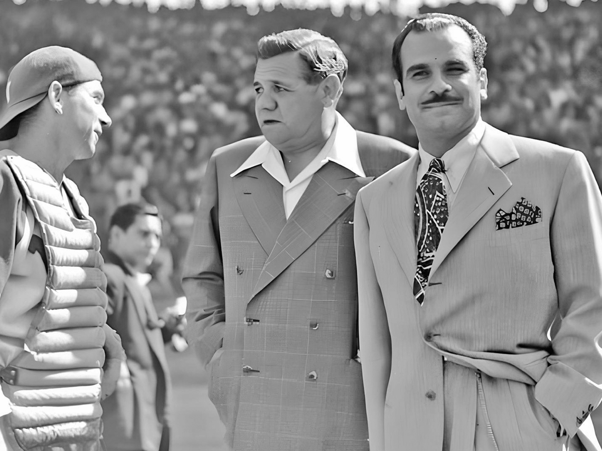 Babe Ruth y Jorge Pasquel. (Foto: @mxestadios)