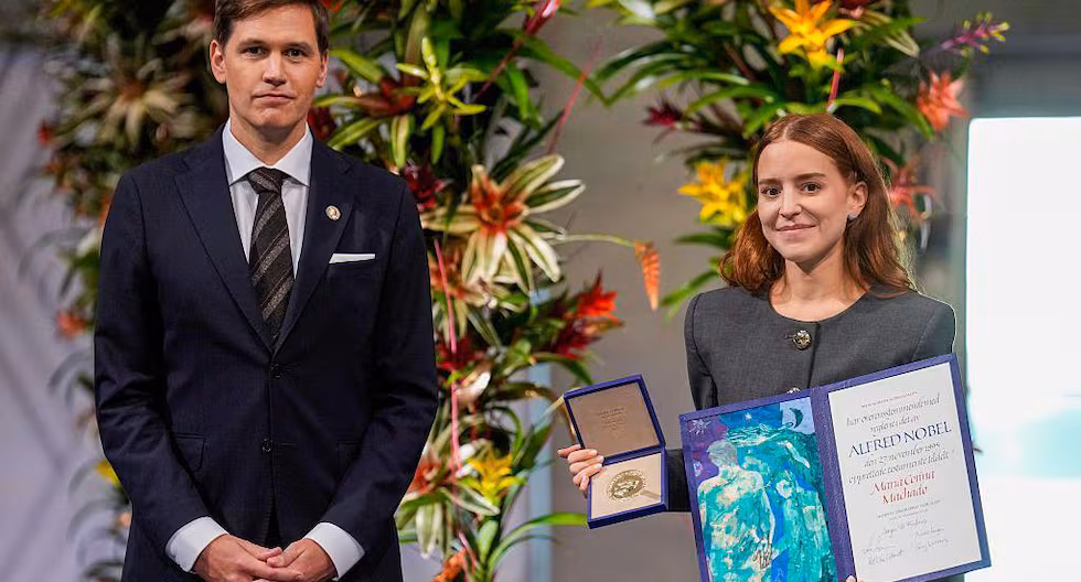 Machado dédie le prix Nobel de la paix à tous les Vénézuéliens et aux dirigeants qui l'ont soutenue
