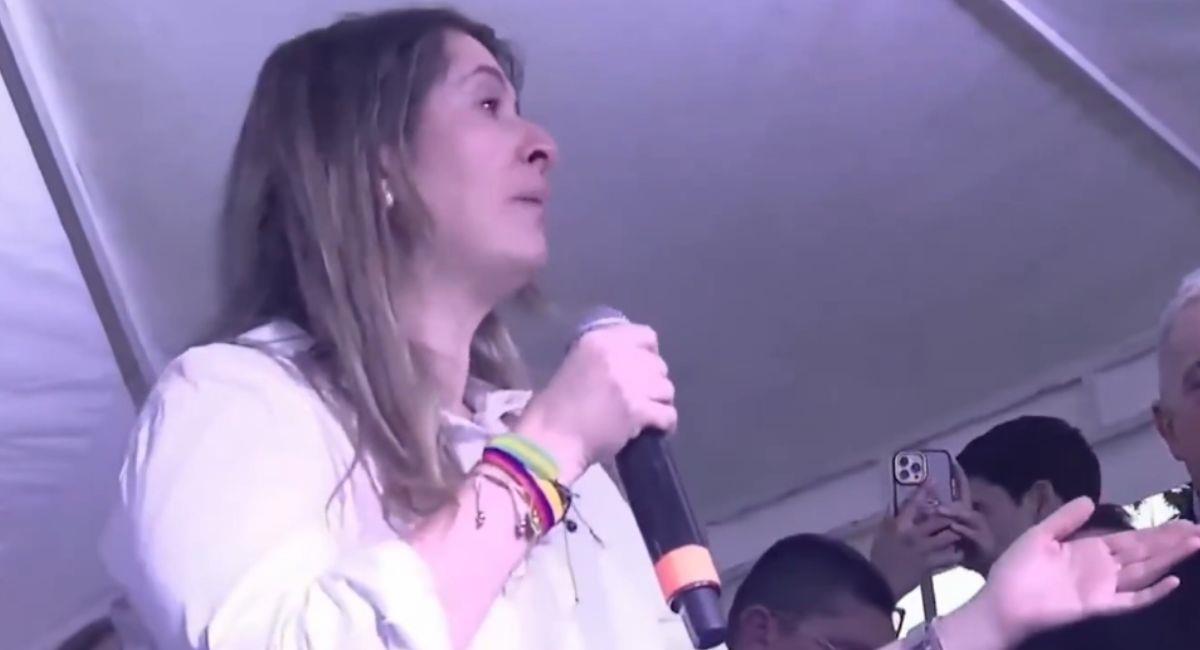 Paloma Valencia fue escogida como candidata presidencial por el Centro Democrático. Foto: Twitter  @PalomaValenciaL