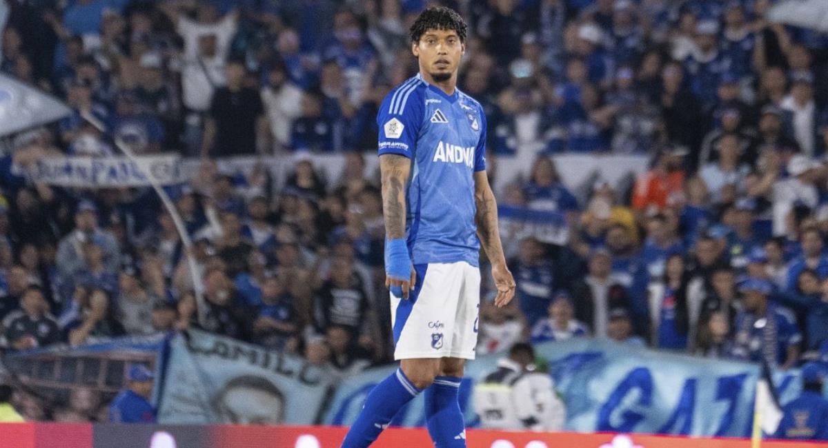 El partido más reciente de Juan Carlos Pereira con Millonarios se remonta hasta el 11 de septiembre, día en el que sufrió la lesión. Foto: Twitter @MillosFCoficial