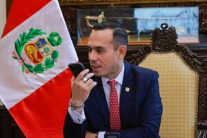 José Jerí a exprimé son soutien à Edmundo González pour diriger la transition démocratique au Venezuela