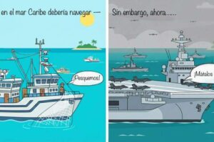 Ceux qui naviguent dans les Caraïbes devraient être des bateaux de pêche et non des navires de guerre