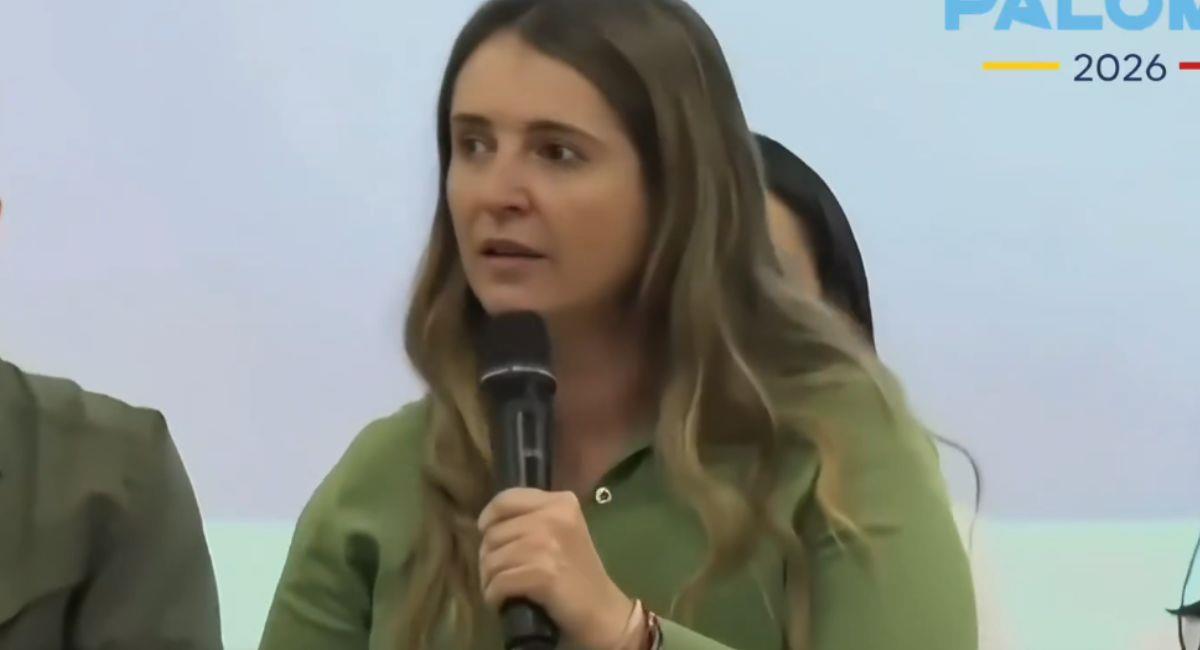 Paloma Valencia es la candidata presidencial del Centro Democrático. Foto: Twitter @PalomaValenciaL