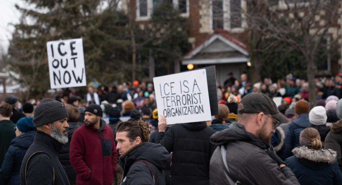 Protestas en Mineápolis contra ICE. Foto: Shutterstock