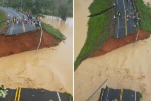 L&rsquo;urgence due à la pluie laisse des milliers de familles affectées et un pont clé s&rsquo;effondre à Antioquia