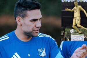Moquerie ou hommage ? La statue de Radamel Falcao García à Santa Marta suscite la polémique
