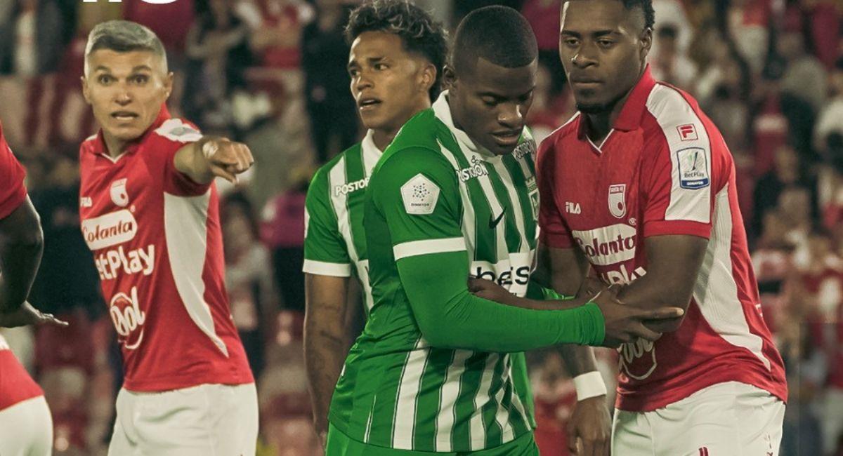 Tras ir en desventaja en el primer tramo del partido, Atlético Nacional logró remontar con dos goles de Alfredo Morelos. Foto: Twitter @nacionaloficial