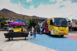L&rsquo;itinéraire en T de Banco del Tesoro arrive à Ruiz Pineda