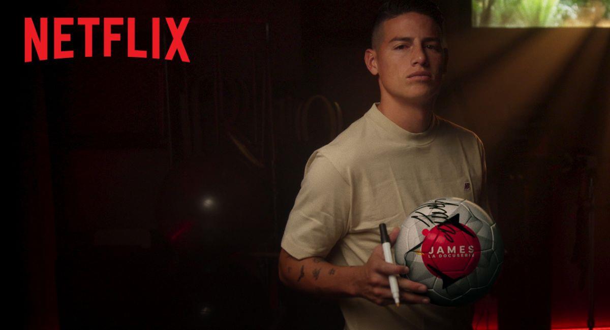 James Rodríguez será protagonista de una docuserie en Netflix. Foto: Prensa Netflix