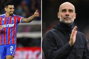 Daniel Muñoz à City ? À la fin de Palace vs. City, Pep Guardiola est allé chercher le Colombien