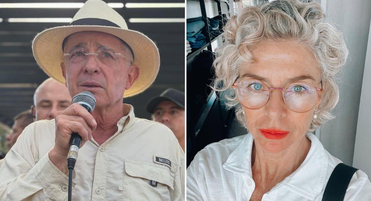 Margarita Rosa respondió a Uribe y encendió un fuerte debate en redes sociales. Foto: Instagram @alvarouribevelez