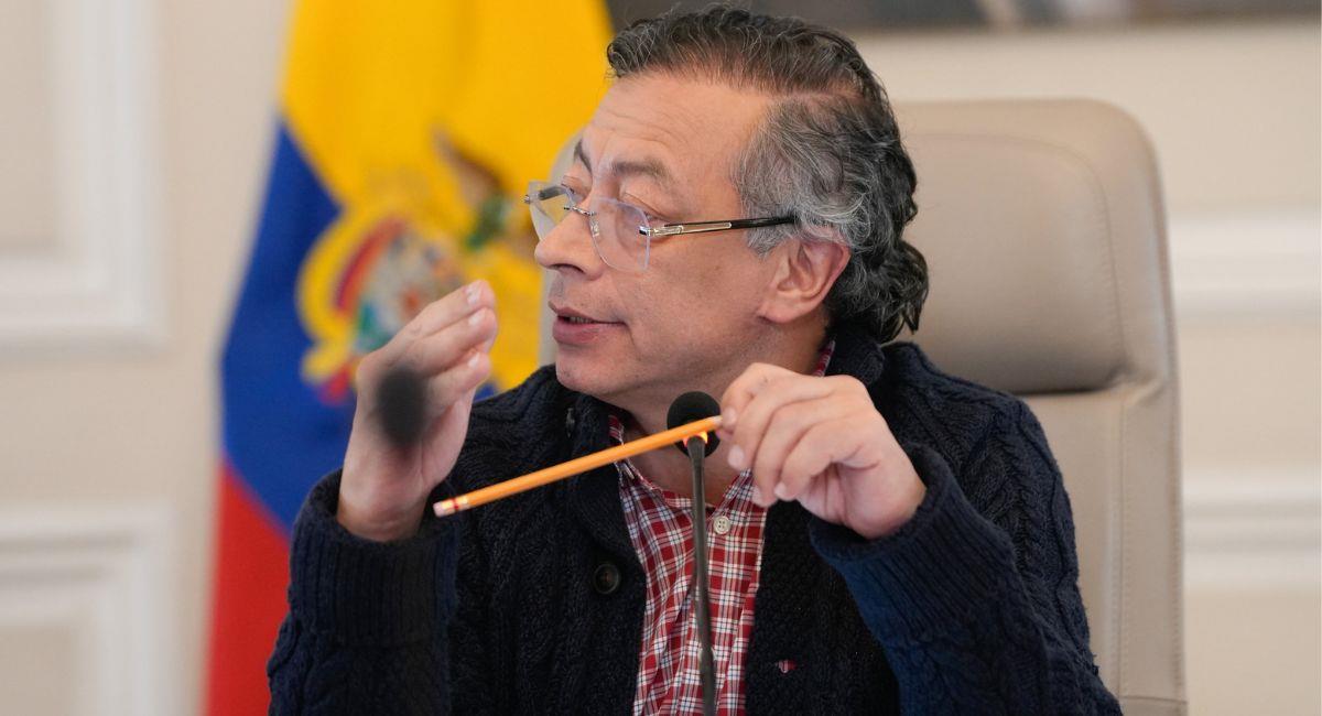 Petro durante el Consejo de Ministros. Foto: Andrea Puentes - Presidencia de la República