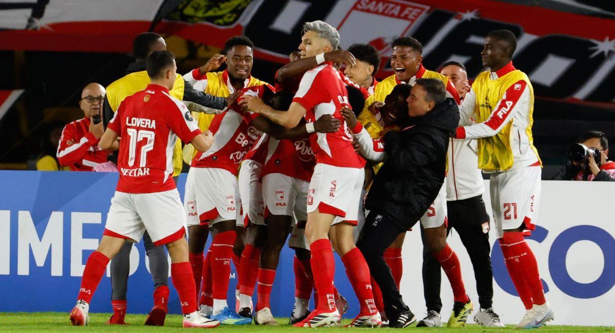 Santa Fe aún conserva vida en La Libertadores. Foto: EFE