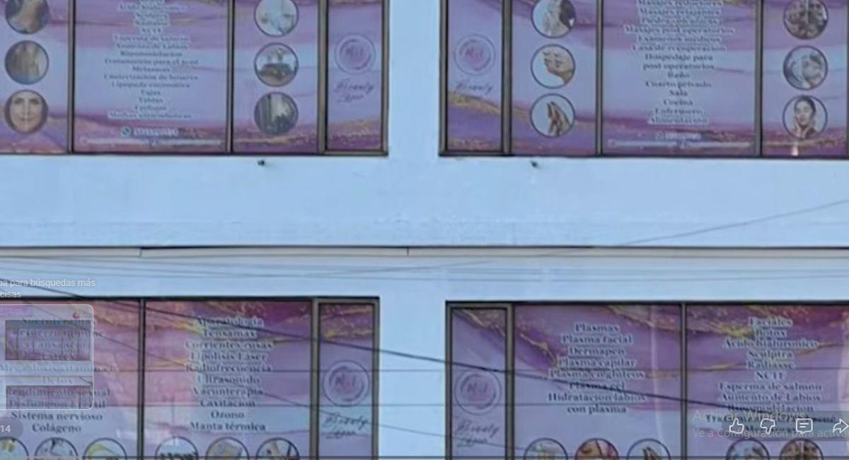 Beauty Láser es la clínica a la que acudió Yulixa Toloza para un procedimiento estético. Foto: Youtube Captura de pantalla Colombia.com