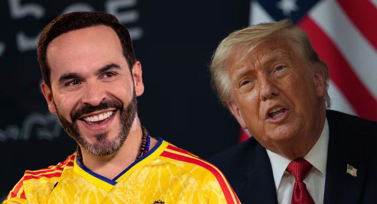 Trump fue uno de los primeros en felicitar a Abelardo. Foto: