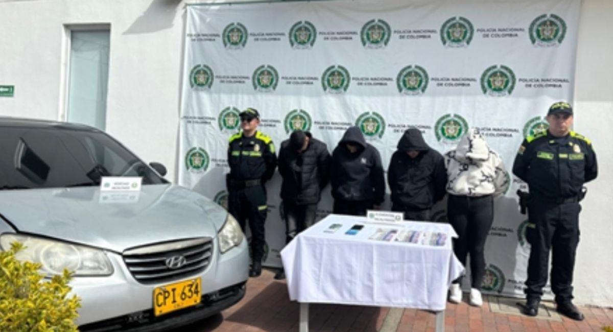 Cuatro presuntos integrantes de ‘Los Correcaminos’ fueron capturados en Boyacá. Foto: Fiscalía